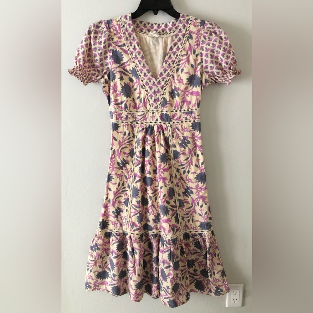 dRA Los Angeles Cotton Midi Dress Boho Chic Coastal Cowgirl Western Vacation
